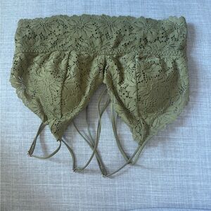 Victoria's Secret Olive Lace Bra